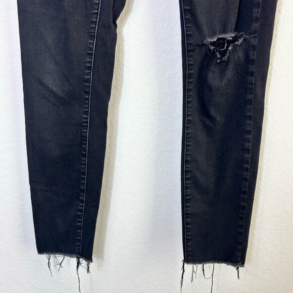 ARTICLES OF SOCIETY BLACK DISTRESSED WOMEN SKINNY JEANS SIZE 30 PANTS - Picture 5 of 6